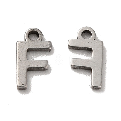 Non-Tarnish 304 Stainless Steel Charms STAS-C074-02G-1
