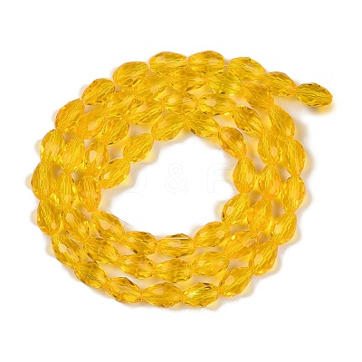 Transparent Glass Beads Strands EGLA-N013-T8mm-D04-1
