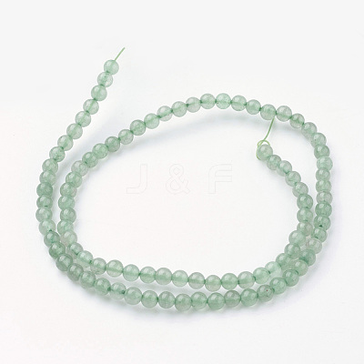 Natural Green Aventurine Bead Strands G-G735-63-4mm-1