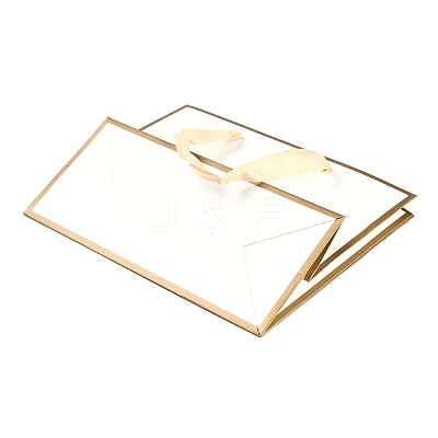 Rectangle Paper Bags with Rope Handles CARB-L011-02A-01-1