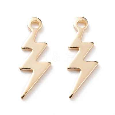 Brass Charms KK-Y003-08G-1