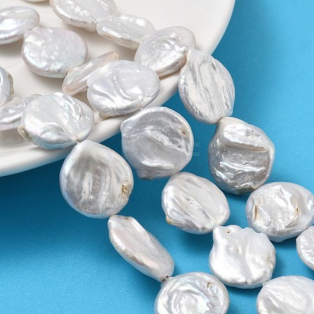 Natural Baroque Keshi Pearl Beads Strands PEAR-P064-08A-01A-1