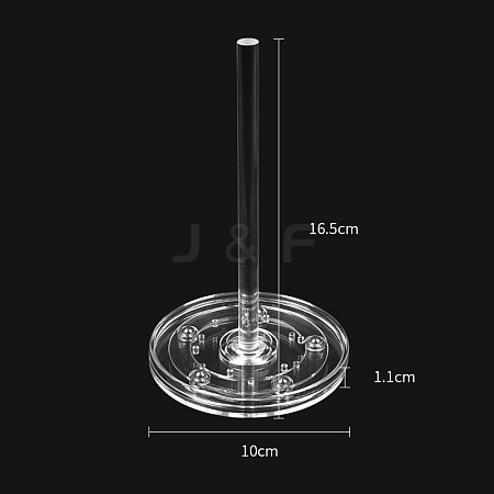 Rotatable Acrylic Yarn Spinner PW-WG6CAC6-01-1