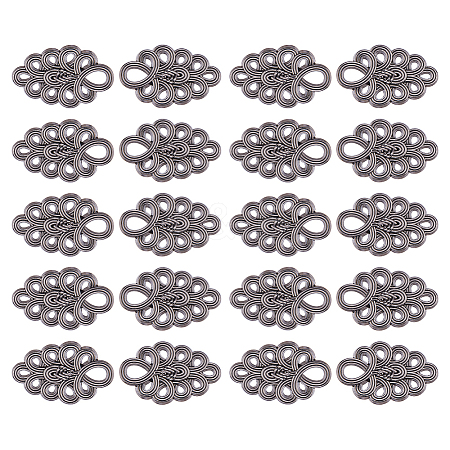 20Pcs Zinc Alloy Adjustable Jean Button Pins FIND-FH0017-92B-1