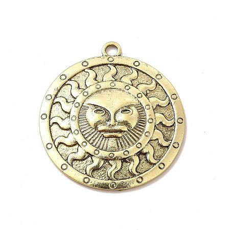 Tibetan Style Alloy Pendants PALLOY-B008-06AB-1