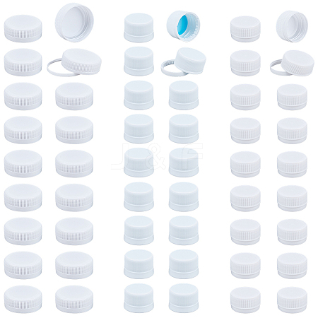 105Pcs 3 Styles Plastic Bottle Caps KY-OC0001-57-1