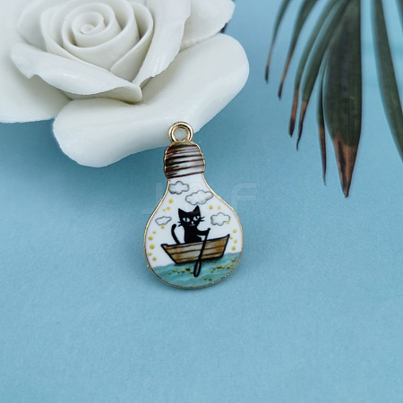 Alloy Enamel Pendant PW-WG52814-03-1