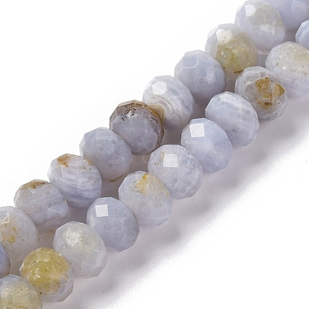 Natural Blue Lace Agate Beads Strands G-K380-A33-04-1