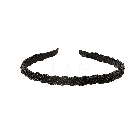 Glass Seed Bedas Hair Bands PW-WGFC1BF-04-1