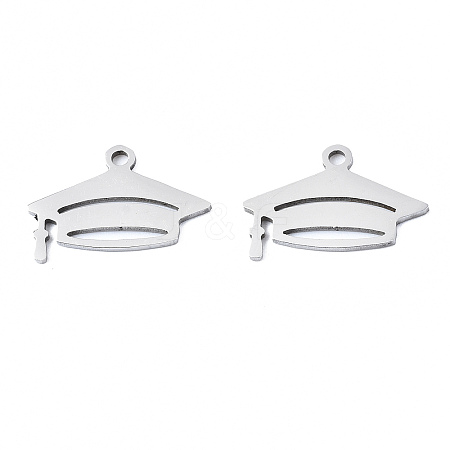 Non-Tarnish 201 Stainless Steel Pendants X-STAS-T044-240P-1