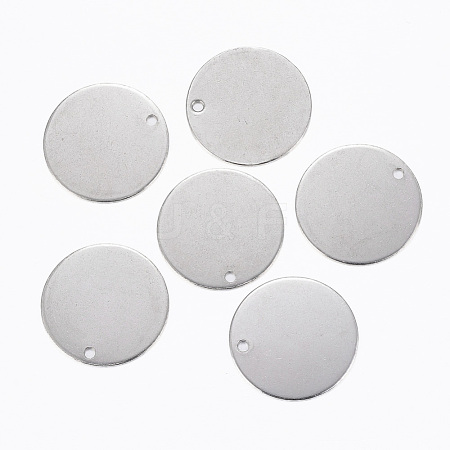 Tarnish Resistant 304 Stainless Steel Stamping Blank Tag Pendants STAS-H396-A-05P-1