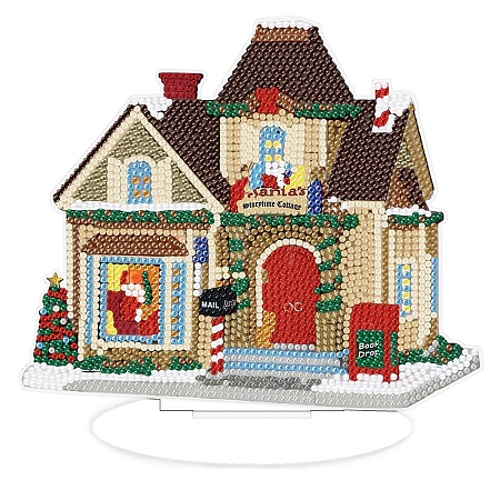 Christmas Theme House DIY Display Decoration Kits PW-WGE4A35-04-1