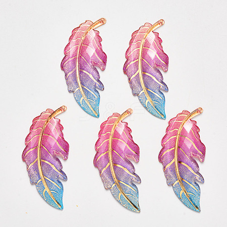 Transparent Acrylic Big Pendants TACR-R140-03A-1
