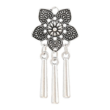 Tibetan Style Alloy Big Pendants AL-CBAAECB-02AS-B-1