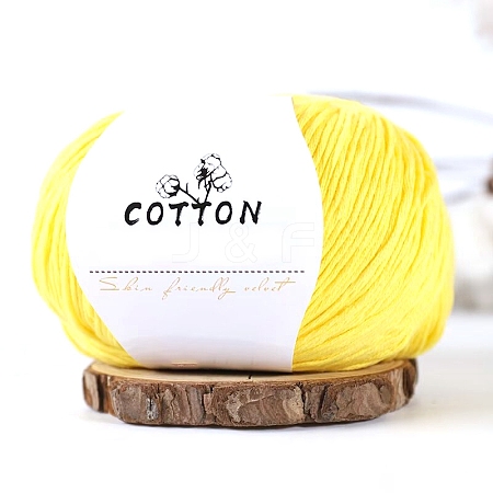 Manufacturer Wholesale Cotton Wool Yarn Medium Coarse Hand-Woven DIY Baby Yarn Milk Cotton Children Newborn Wool Yarn Ball PW-WGC6668-30-1