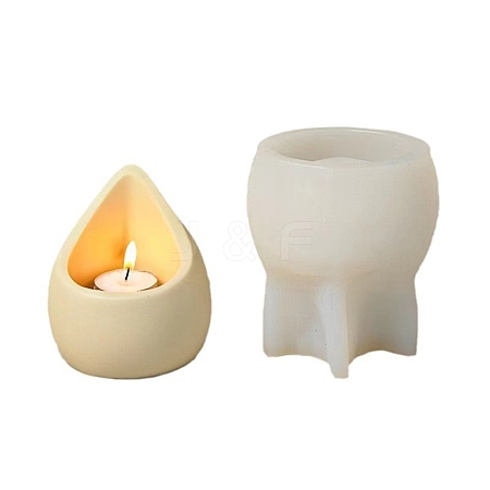 Teardrop Creative Eggshell DIY Candle Silicone Molds PW-WGF60F7-01-1