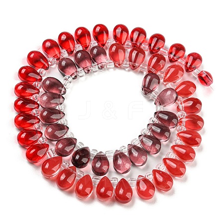 Transparent Glass Beads Strands GLAA-B014-01C-1