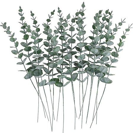 Plastic Artificial Eucalyptus Leaves PW-WG8731F-05-1