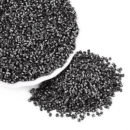 Electroplate Glass Cylinder Beads SEED-Q036-01A-B03-1