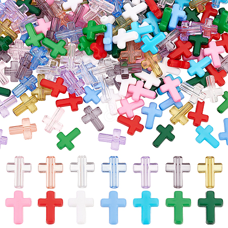   DIY Cross Beads Jewelry Making Finding Kit DIY-PH0021-24-1