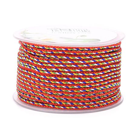 Multi-Color Decorative Braided Nylon Cord NWIR-Z003-E16-1