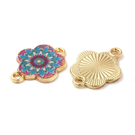 Printed Alloy Enamel Connector Charms ENAM-N056-200H-1