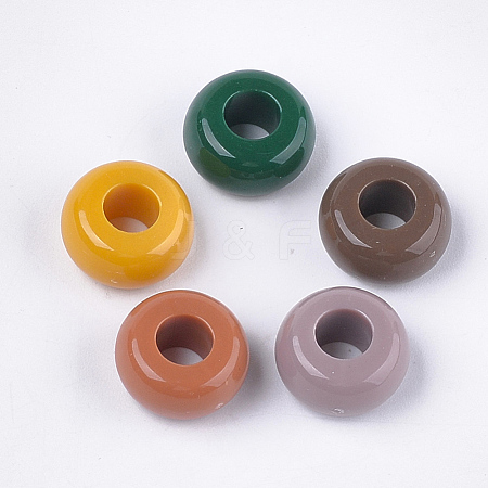 Opaque Acrylic Beads OACR-T011-81-1