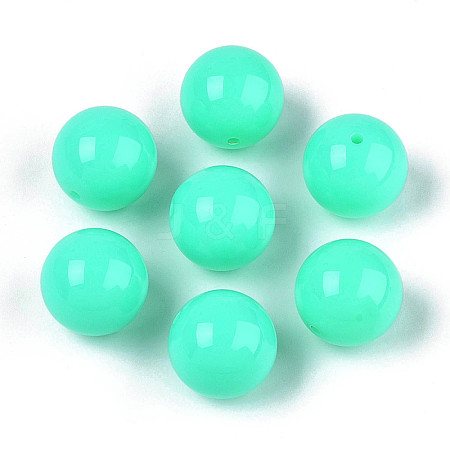 Fluorescence Chunky Acrylic Beads MACR-R517-20mm-06-1