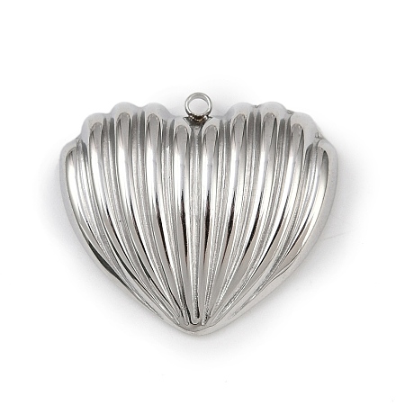 304 Stainless Steel Pendants STAS-B092-08A-P-1