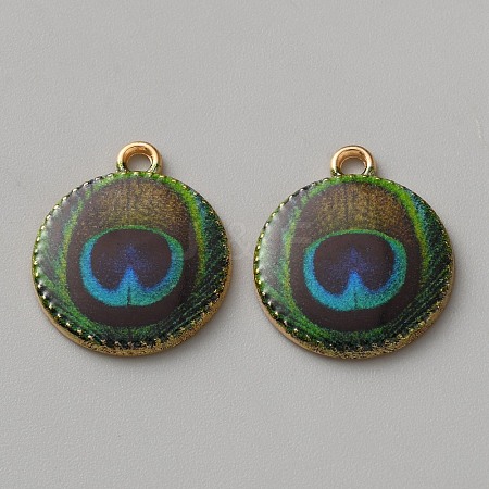 Printed Alloy Enamel Pendants LS-FIND-WH0148-418D-1-1