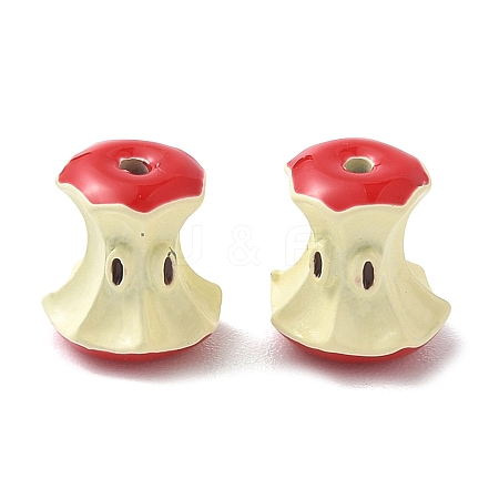 Spray Painted Alloy Beads FIND-C074-10KCG-02-1