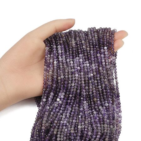 Natural Amethyst Beads Strands G-RM2025-B38-3mm-1