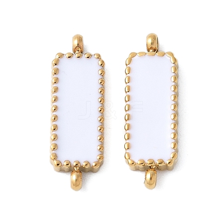 304 Stainless Steel Enamel Connector Charms STAS-G353-04G-02-1