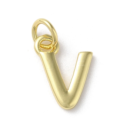 Rack Plating Brass Charms KK-P245-06G-V-1