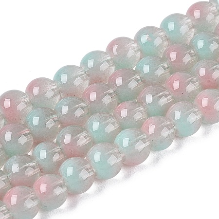 Acrylic Imitation Cat Eye Beads Strands OACR-Q197-01A-11-1