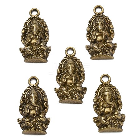 Tibetan Style Alloy Pendants TIBEP-T002-38AB-NR-1