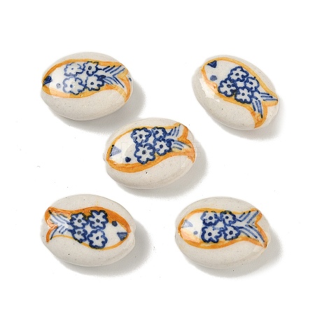 Handmade Porcelain Beads X-PORC-Z005-02-1