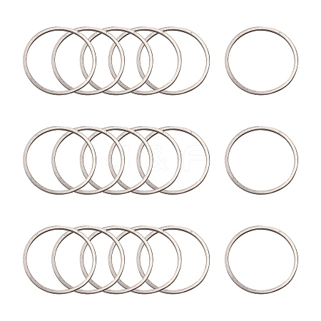 Non-Tarnish 304 Stainless Steel Linking Ring X-STAS-S079-12C-A-1