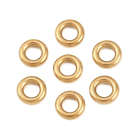 Ion Plating(IP) 304 Stainless Steel Closed Jump Rings STAS-G393-06G-04-1