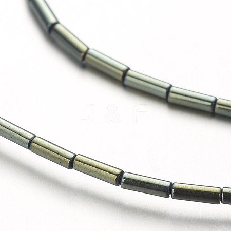 Electroplate Non-magnetic Synthetic Hematite Bead Strands G-F300-37A-07-1