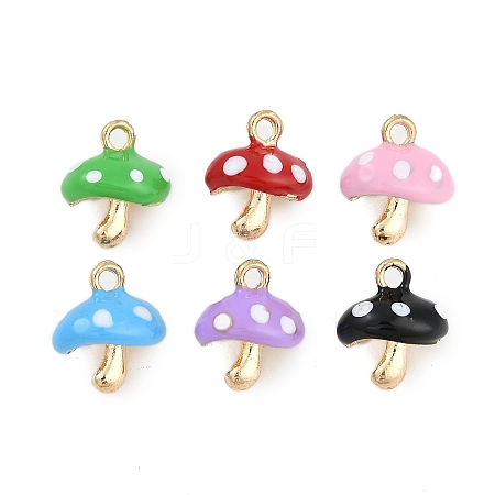 Alloy Enamel Pendants FIND-K020-23G-1