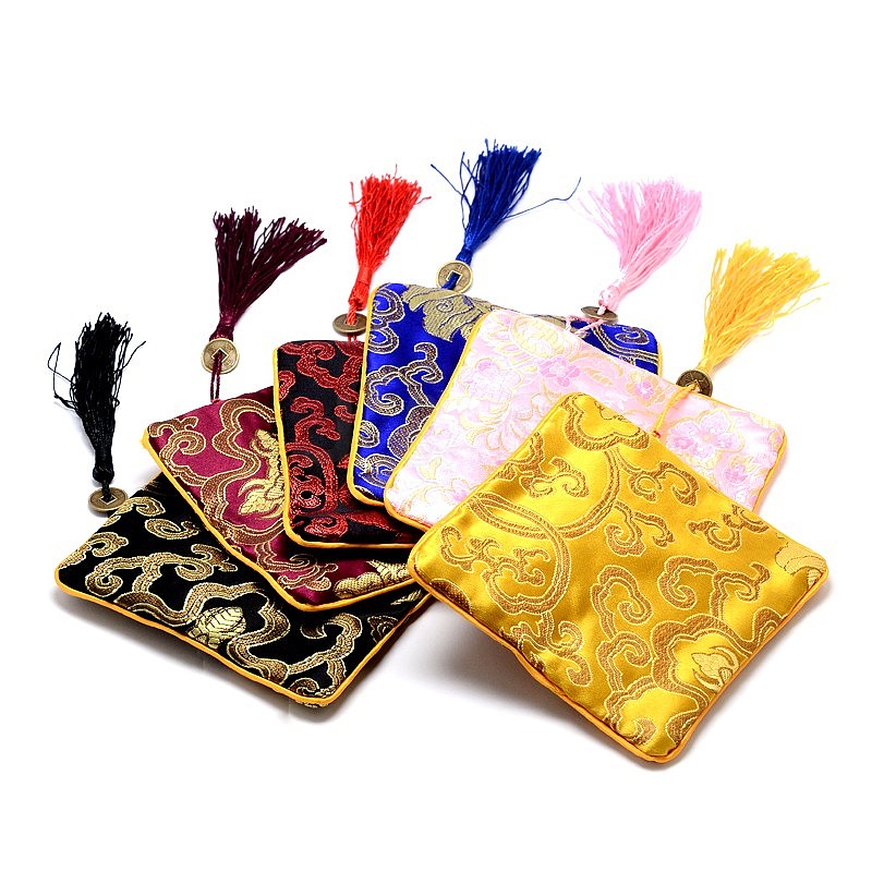 Wholesale Rectangle Silk Pouches - Jewelryandfindings.com