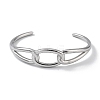 304 Stainless Steel Cuff Bangles for Women BJEW-Z078-16P-2