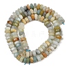 Natural Flower Amazonite Beads Strands G-G317-A30-3X6MM-3