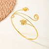 Alloy Upper Arm Cuff Bangles for Women WGB484A-01-3