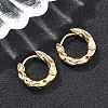 Brass Hoop Earrings EJEW-D320-23G-2