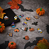 Beadthoven 21Pcs 7 Style Halloween Alloy Enamel Pendant ENAM-BT0001-16-12