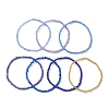 7Pcs Glass Seed Beads Stretch Bracelets for Women BJEW-MZ00265-5