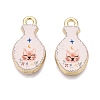Printed Alloy Pendants PALLOY-SZC0008-04B-1