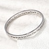 Hollow 304 Stainless Steel Hinged Bangles for Women BJEW-H644-06P-2